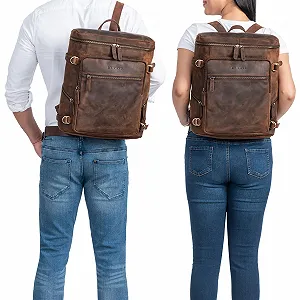 Рюкзак для ноутбука STILORD Alvar 15.6 дюйма Leather Maraska - Brown / Zamora - Brown цена на synthetic.ua - Фото 1 Рюкзак для ноутбука STILORD Alvar 15.6 дюйма Leather Maraska - Brown / Zamora - Brown synthetic.ua - Фото 1