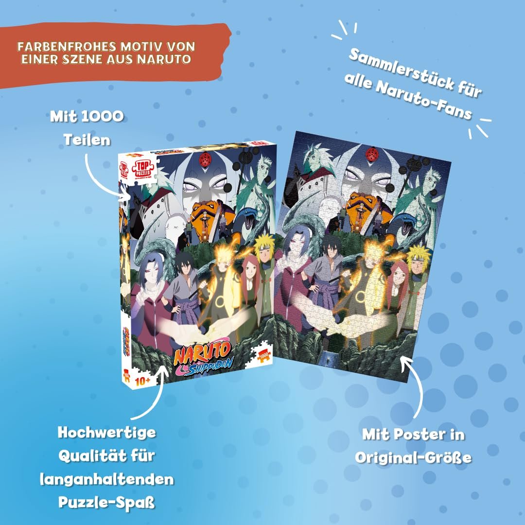 Пазл Winning Moves Naruto Final Battle 1000 деталей від 10 років, фото №1 Пазл Winning Moves Naruto Final Battle 1000 деталей від 10 років, фото №1