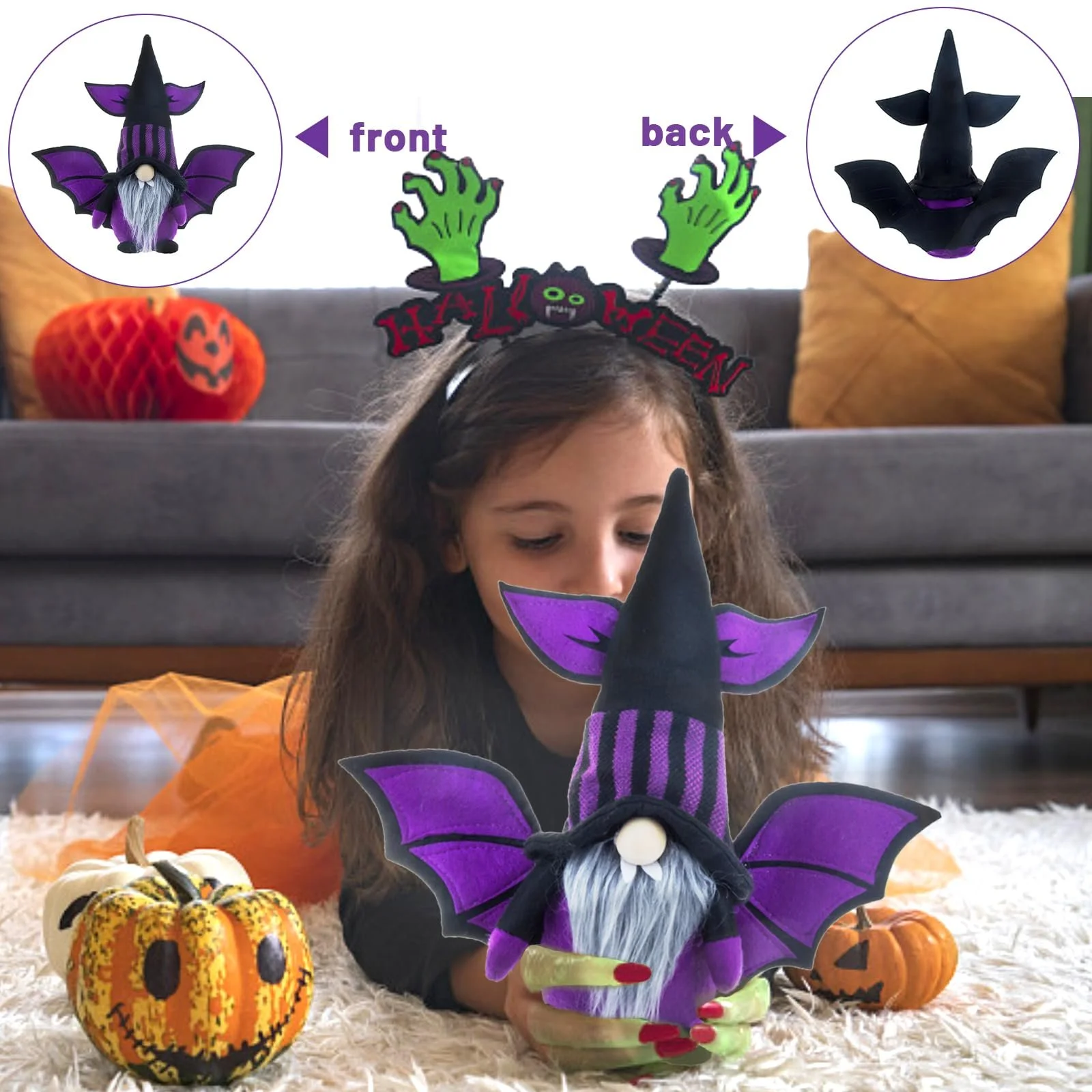 Ляльки Waldspring Halloween Bat Vampire Dwarf Bard Style, фото №4