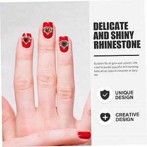 Набор для дизайна ногтей 3 шт. Микс украшений для ногтей Стразы для ногтей для ногтевой студии 10 шт x 3 synthetic.ua - Фото 1