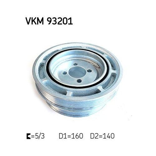 Шкив коленчатого вала SKF VKM 93201 для FIAT, фото №4