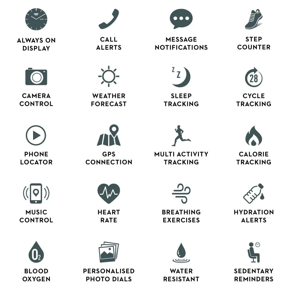 Цифровые часы Henry London Modern HLS65-0009, черный, с кожаным ремешком, фото №6 Цифровые часы Henry London Modern HLS65-0009, черный, с кожаным ремешком, фото №6