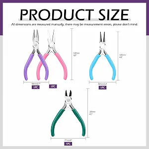 Набор плоскогубцев для бижутерии Swpeet профессиональный инструмент для изготовления бижутерии (5A) synthetic.ua - Фото 1