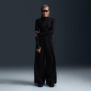Штаны W NSW TCH FLC HR PLT PANT WIDE XS - Фото 1