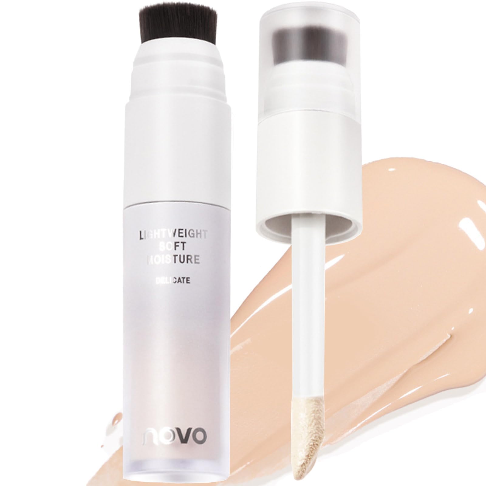 Тональна Основa Full Coverage Крем BB CC Concealer З Пензликом, фото №1
