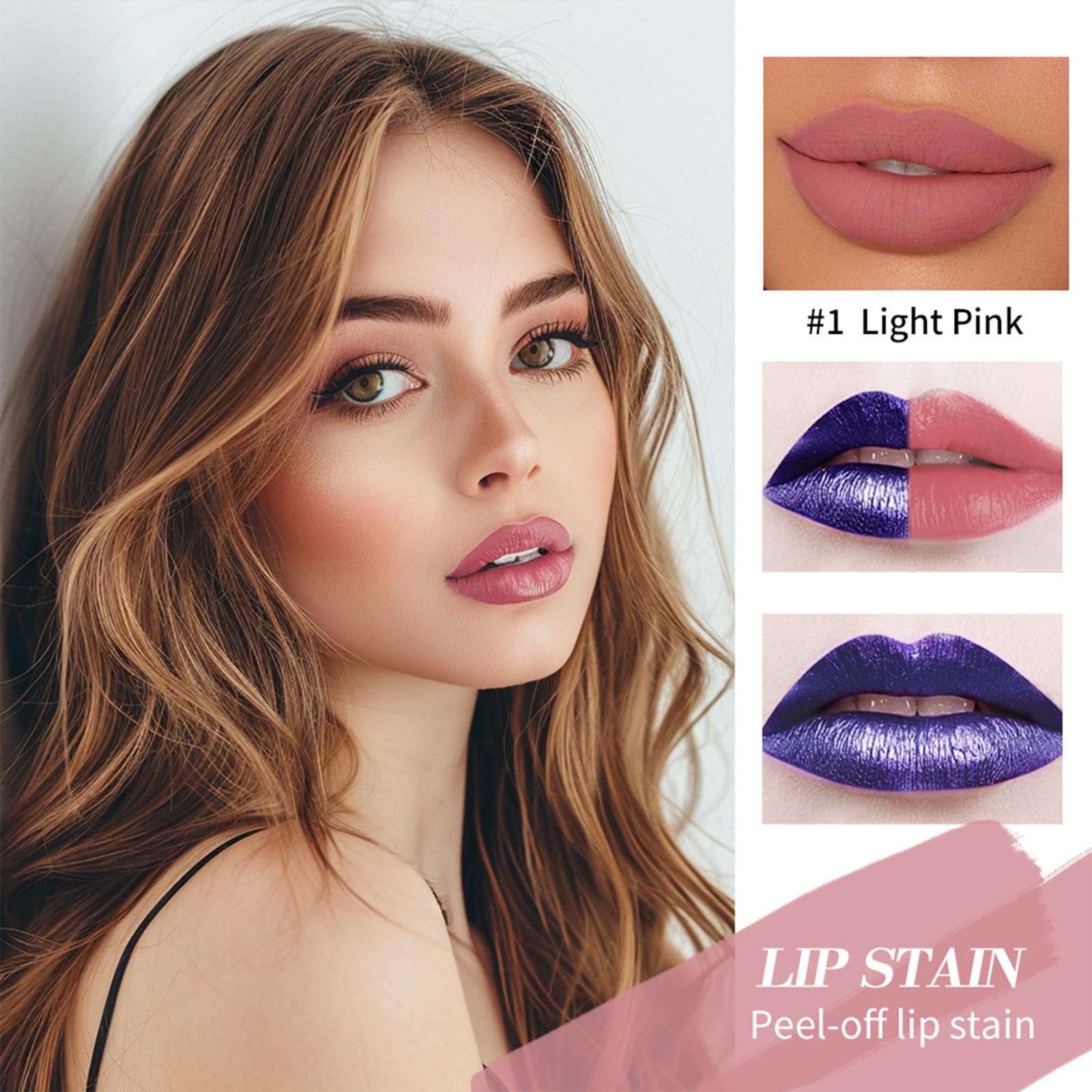 Блиск для губ Matt Lip Stain Peel Off Водостійка з гіалуроновою кислотою, фото №7