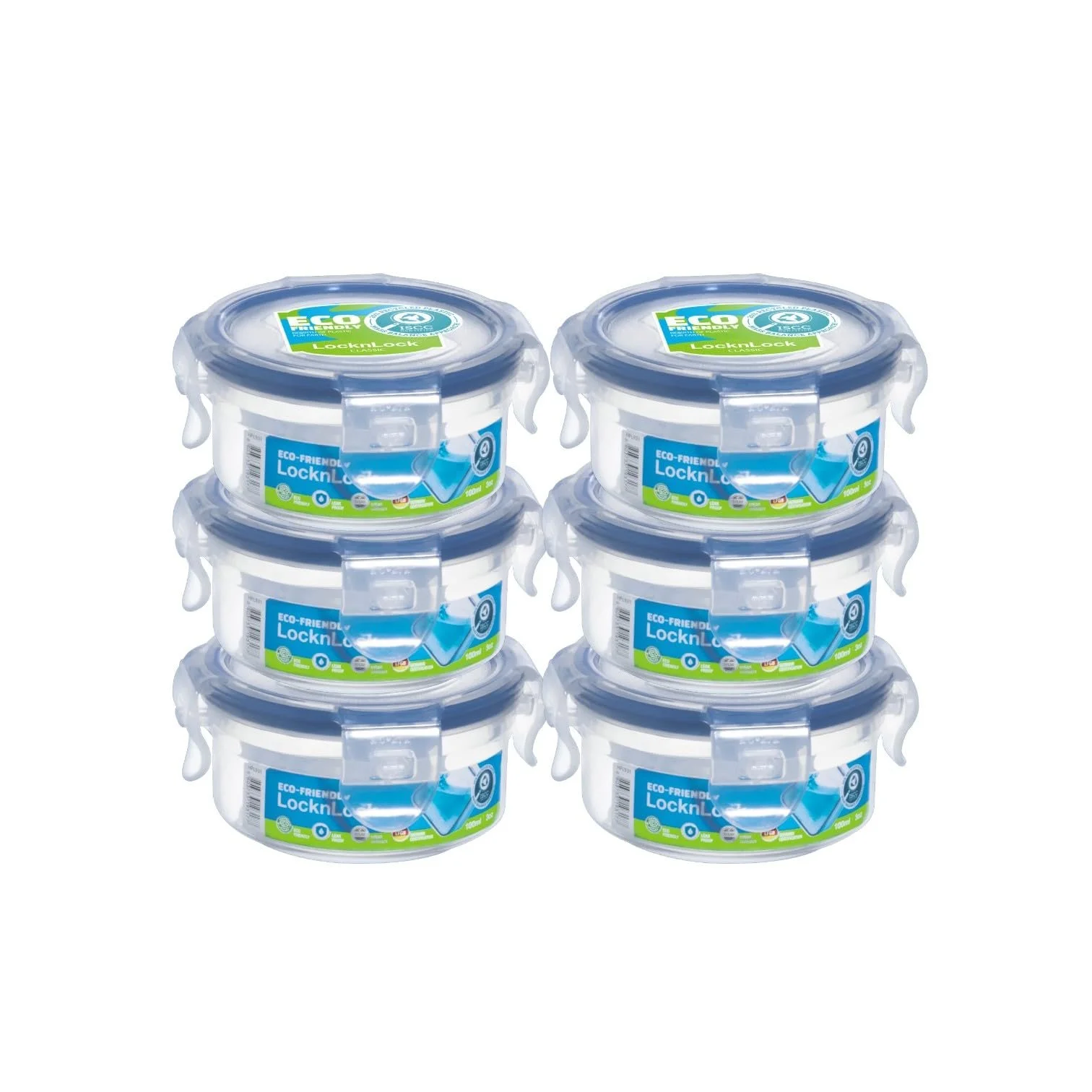 Контейнер для зберігання продуктів Lock&Lock HPL931 100 мл Набір із 6 шт, фото №1