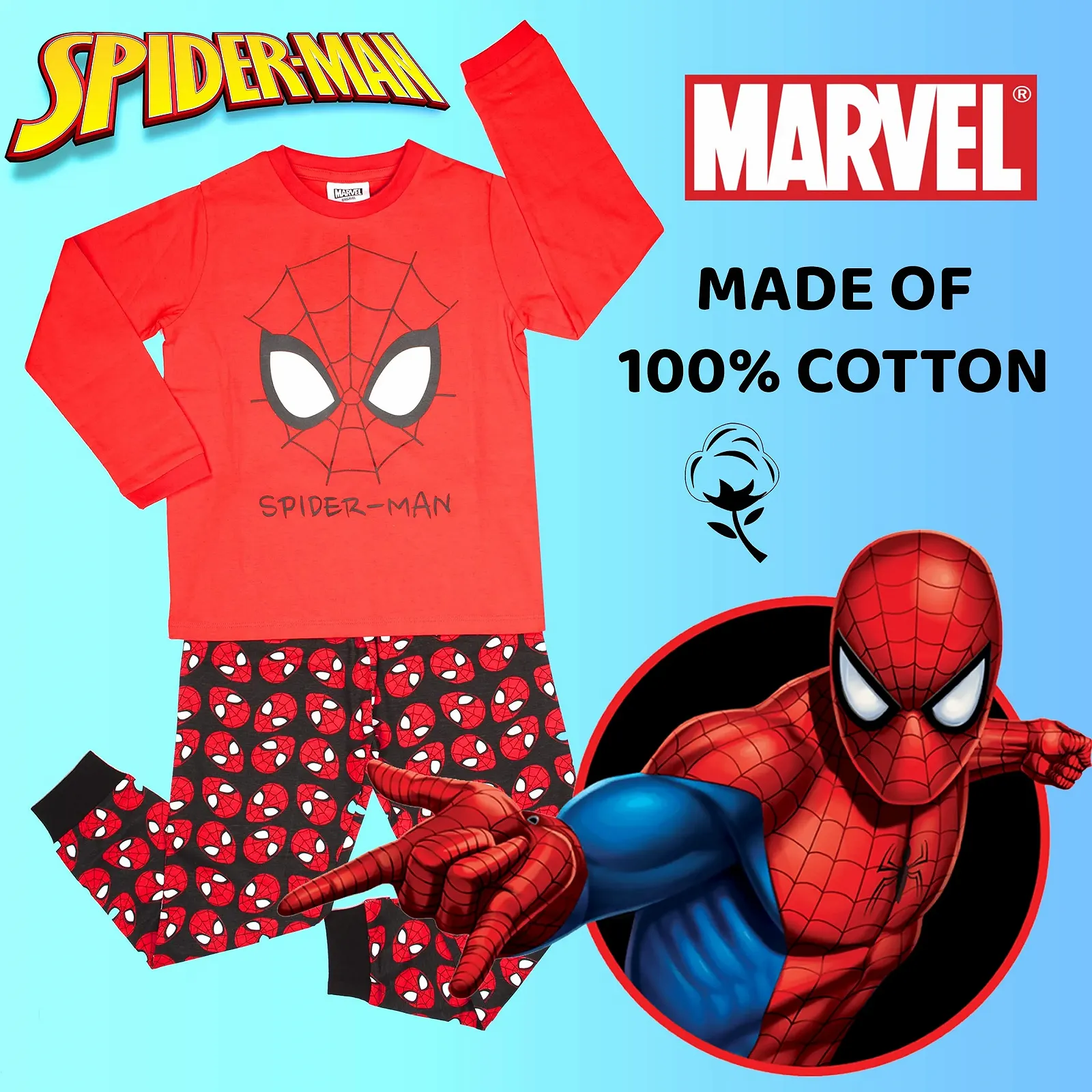 Детская пижама Marvel Spiderman, фото №3