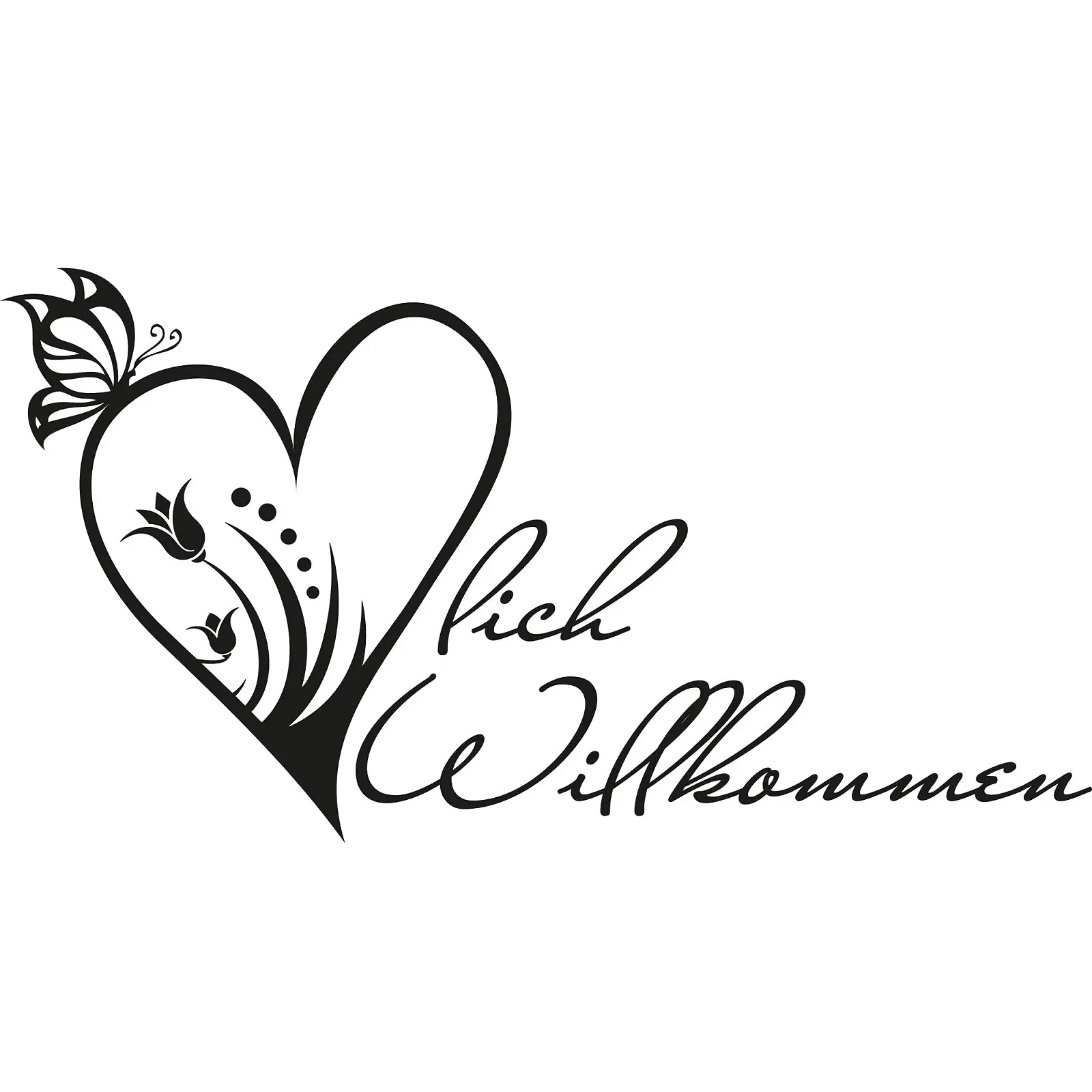 Наклейка на стену GRAZDesign Welcome 57 x 30 см Красная 031, фото №2