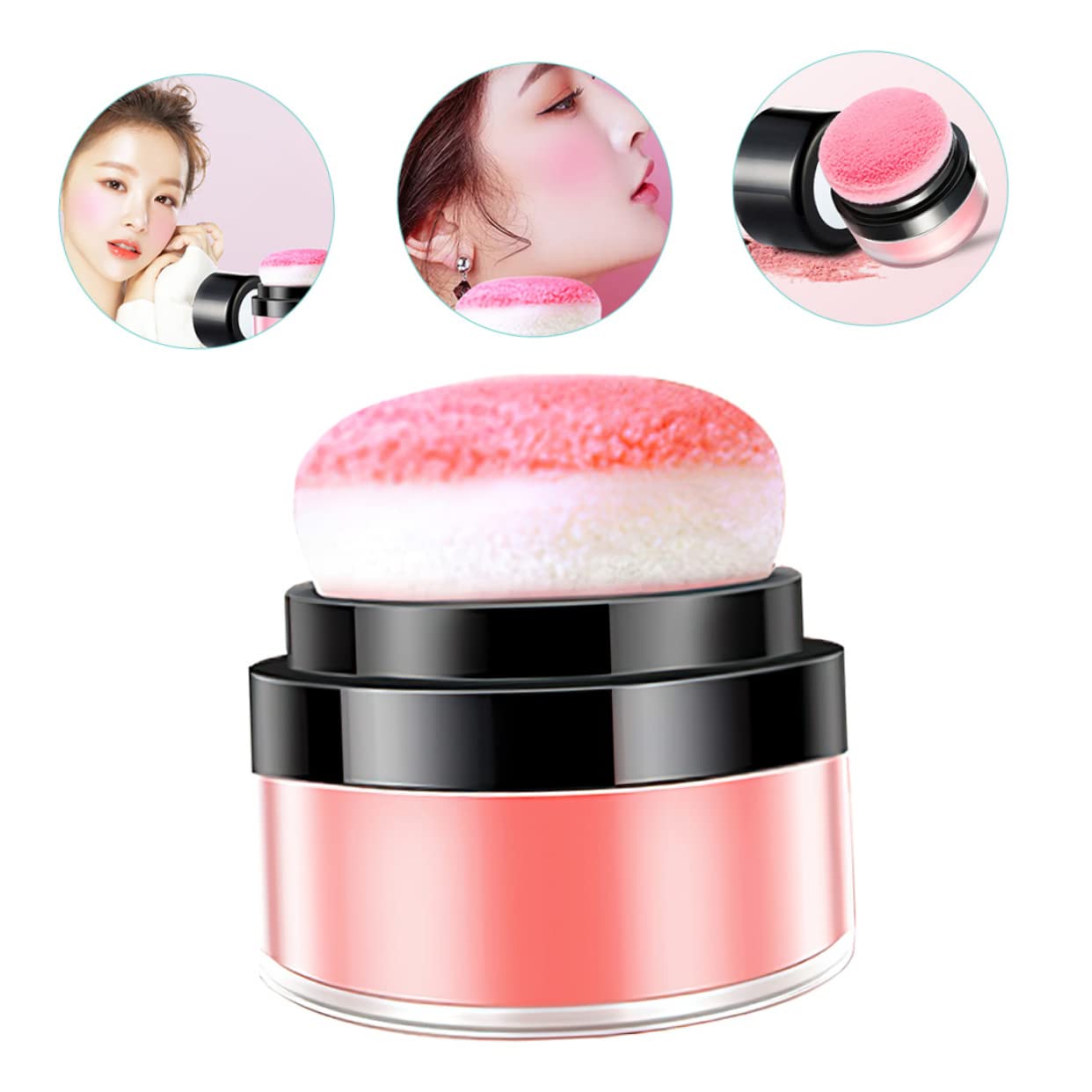 Рум'яна Ipetboom Oil Scraper Pads Рум'яна Рожеві Шиммер Червоні Пластик, фото №6