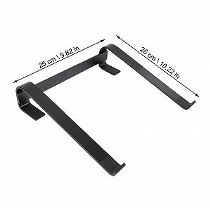 Подставка для ноутбука алюминиевая эргономичная со стабильной грузоподъемностью для ноутбуков с вентилируемым дизайном прочная подставка для ноутбука для стола и поддержки ПК synthetic.ua - Фото 1