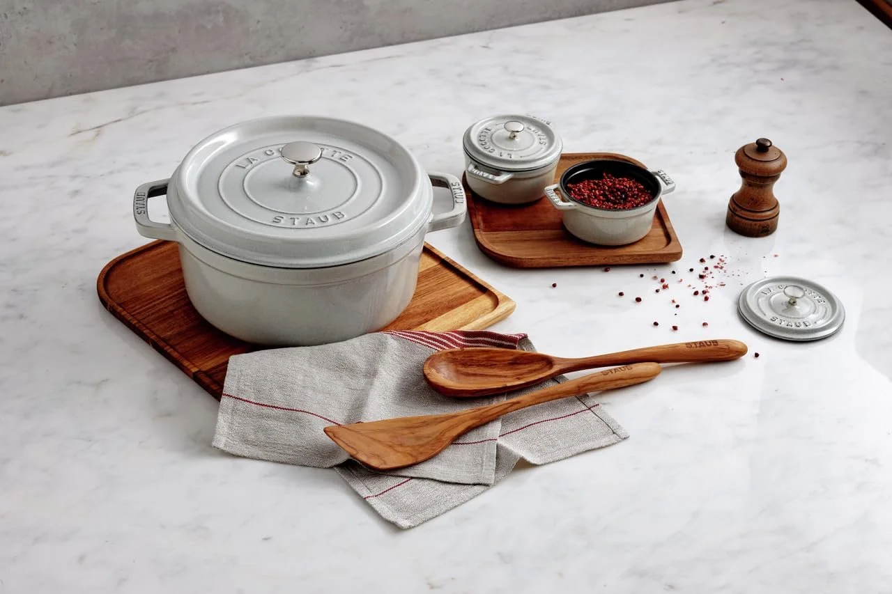 Гусятниця для запікання STAUB кругла біла 26 см, фото №4