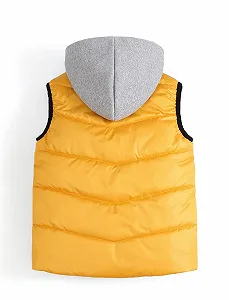 Детская пуховая жилет SEAUR с капюшоном, зимний synthetic.ua - Фото 1