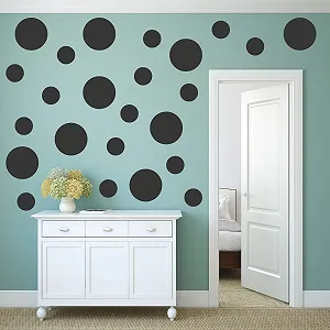 Наклейка на стіну kleb-Drauf 24 Dots помаранчева матова synthetic.ua - Фото 1