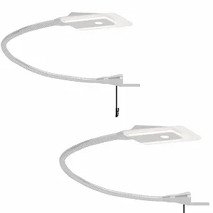 Приліжкова лампа для читання LED 4 Вт гнучка алюмінієва - Фото 1