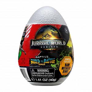 Фигурки динозавров Jurassic Captivz Rebirth, 12 штук в PDQ, 3 яйца в ряд - Фото 1