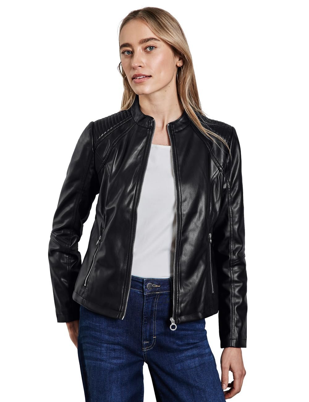 Куртка Street One Короткая под кожу, фото №1