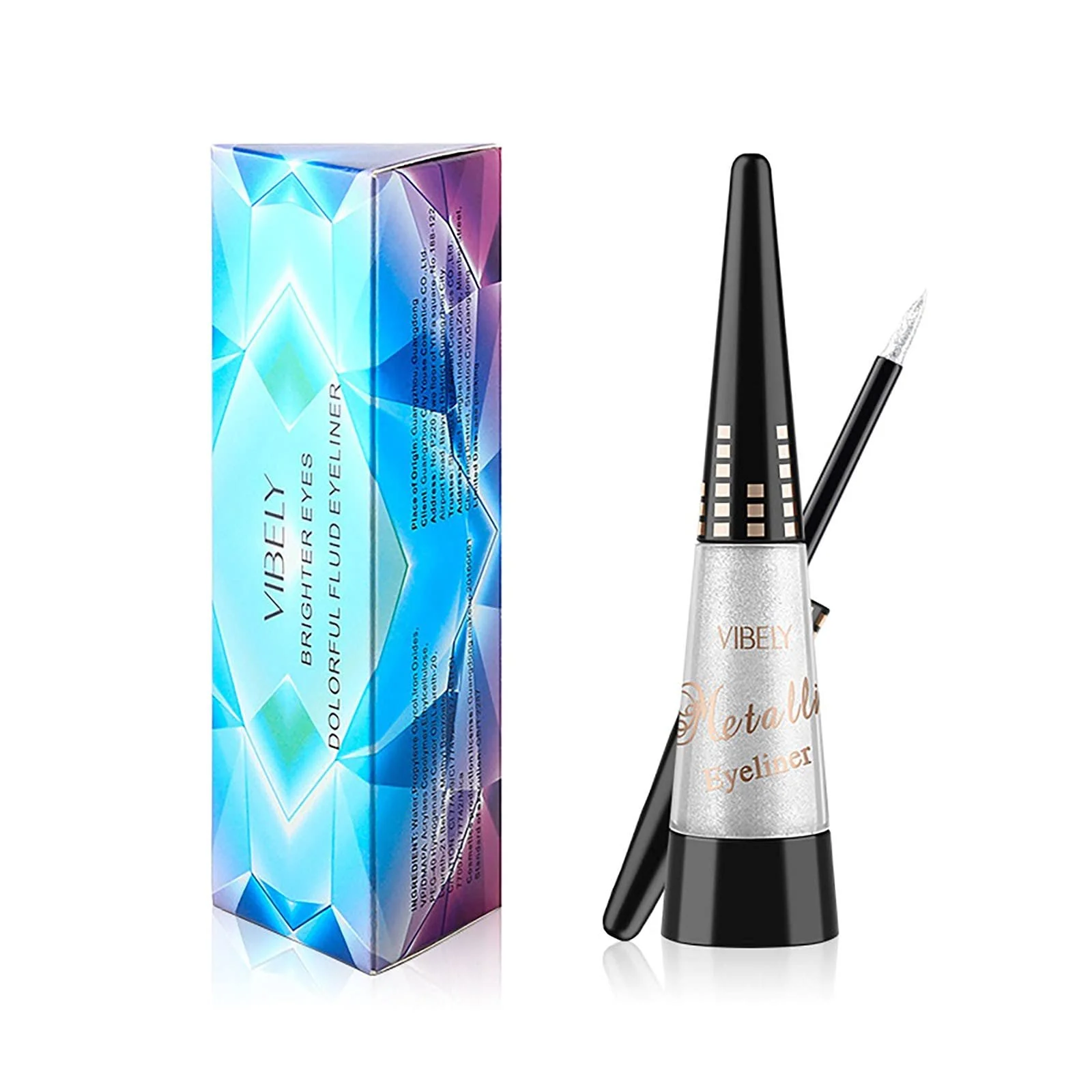 Рідка Підводка для очей з блискітками Водостійка, фото №6 Рідка Підводка для очей з блискітками Водостійка, фото №6