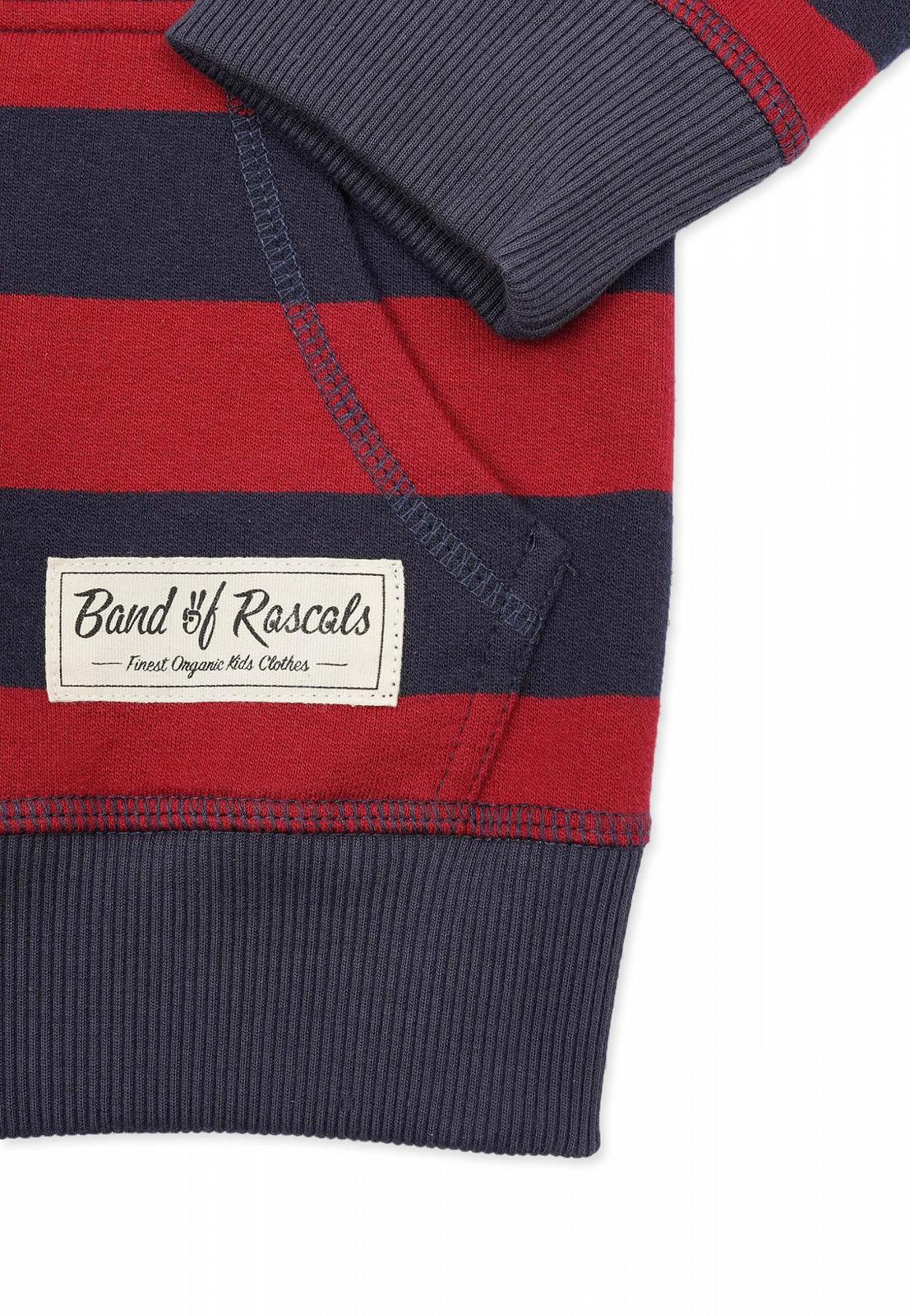 Дитяча Смугаста кофта на Блискавці Band of Rascals з Органічної Бавовни, фото №4
