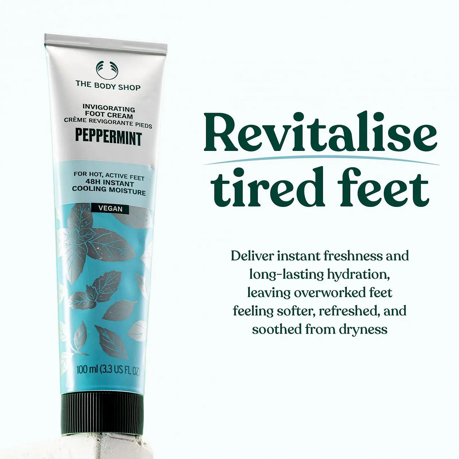 Крем для ног The Body Shop Peppermint Foot Treatment, 100 мл, фото №2