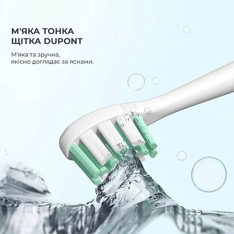 Электрическая зубная щетка Jimmy T6 Electric Toothbrush with Face Clean Blue, фото №5