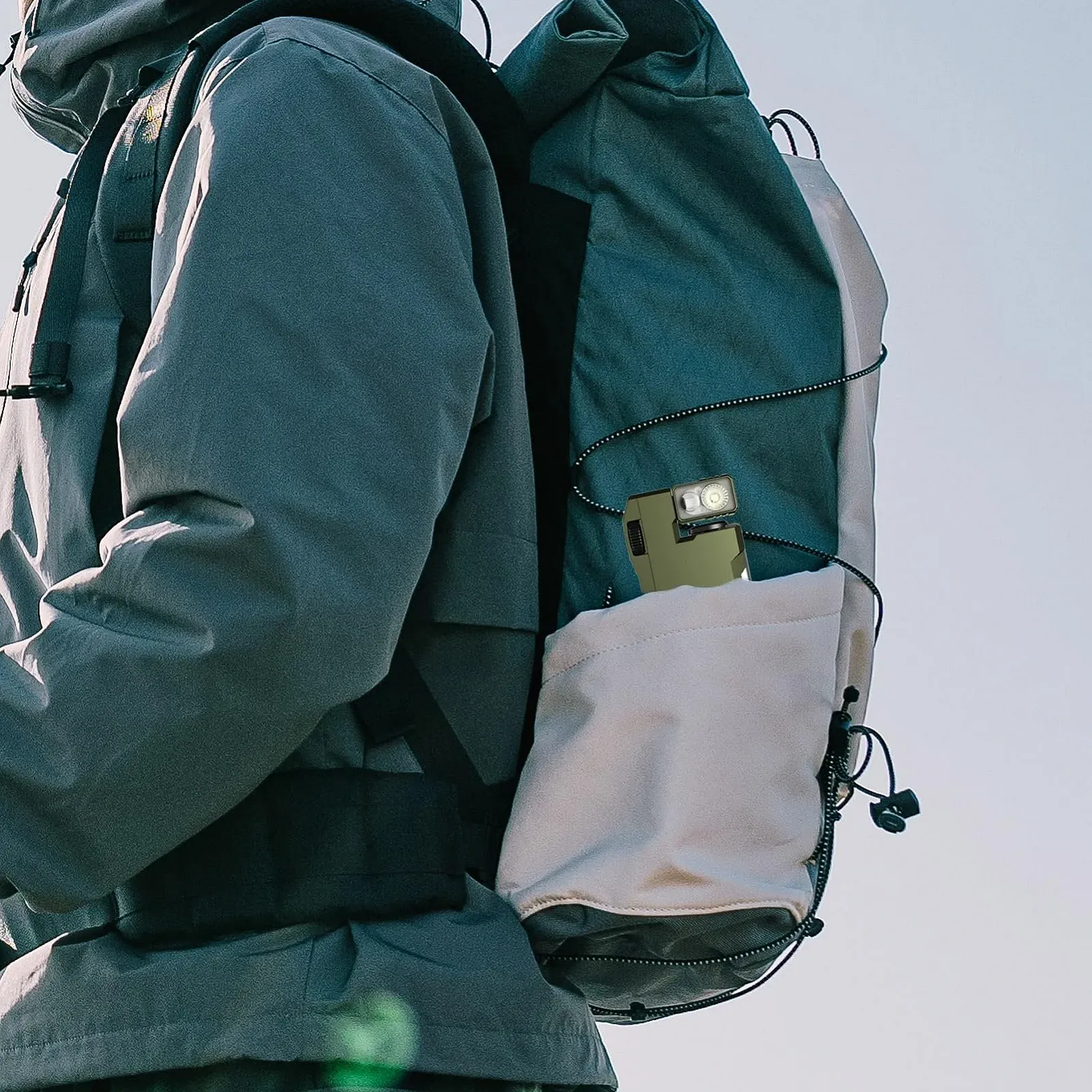 Магнітний ліхтар 400 люмен, портативний для кемпінгу, безпеки, нічних подорожей на природі, риболовлі, фестивалів, автомобіля, дому, фото №9