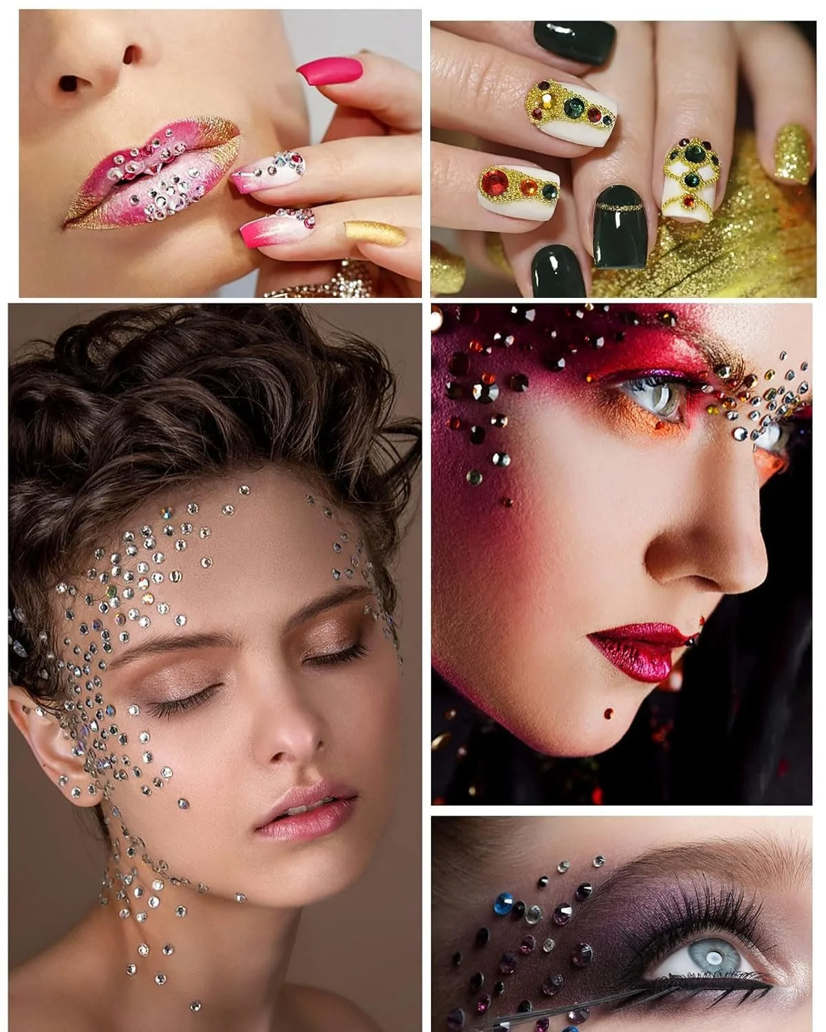 Стрази Блискітки Блискітки Самоклеючі , 2000+ штук, фото №4