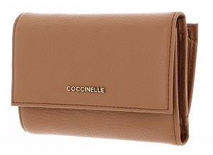 Кошелек Coccinelle Metallic Soft 12cc 14 см, коричневый - Фото 1