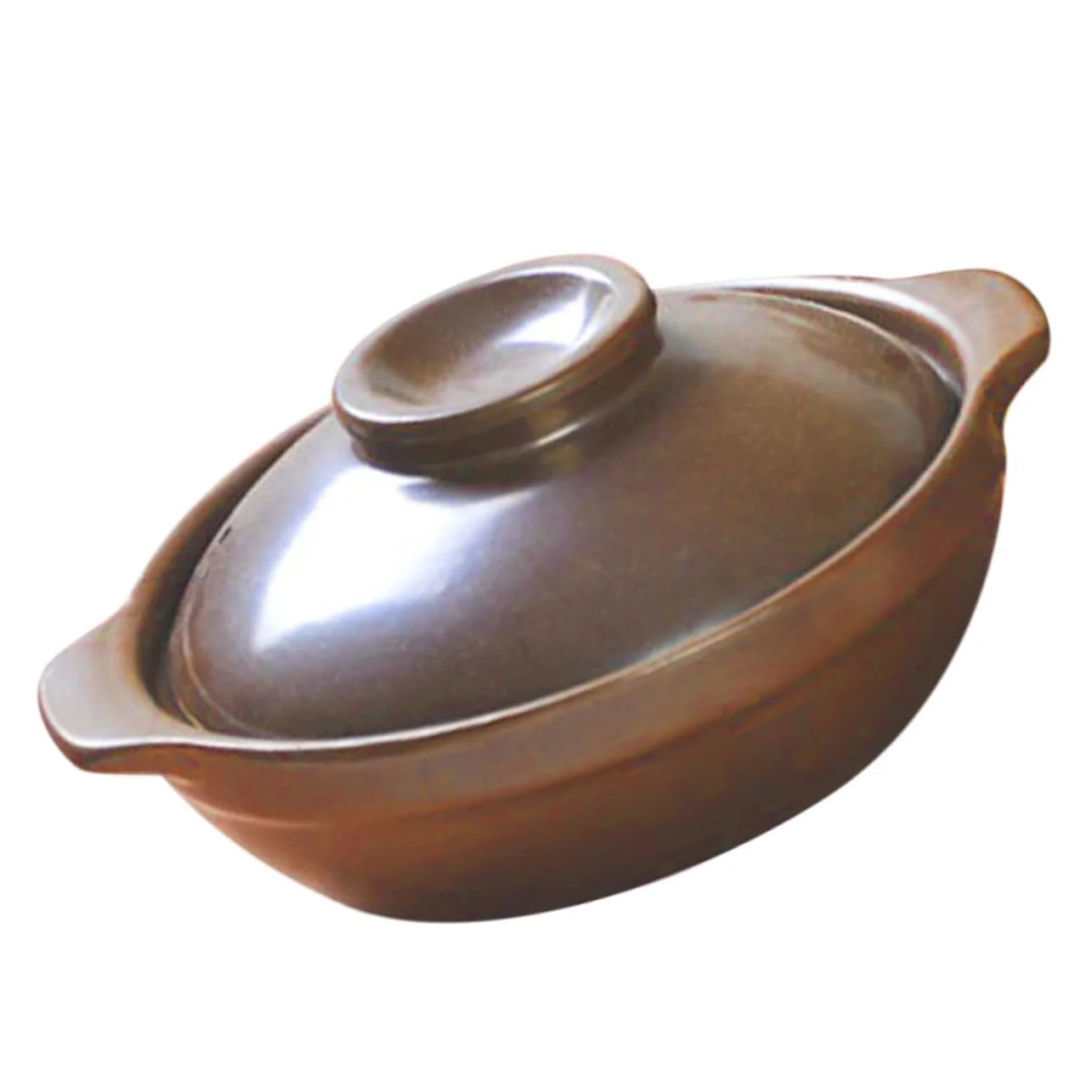 Кастрюля керамическая VALICLUD с двумя ручками традиционная термостойкая, фото №1