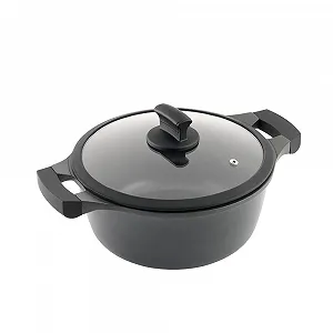 Каструля Metaltex Xpert з високоякісного литого алюмінію 26 см з тришаровим антипригарним покриттям ILAG Full Induction - Фото 1