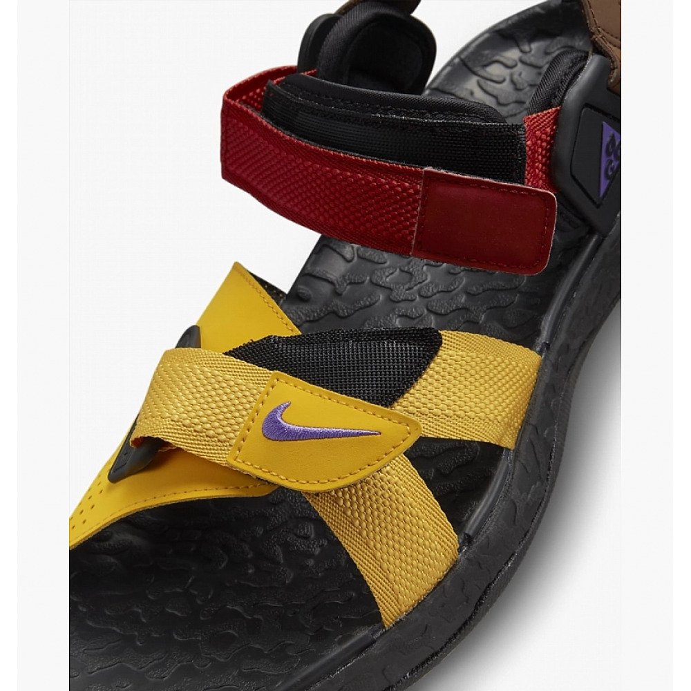 Сандалии Nike ACG Air Deschutz+ Коричневый Красный Желтый, фото №4