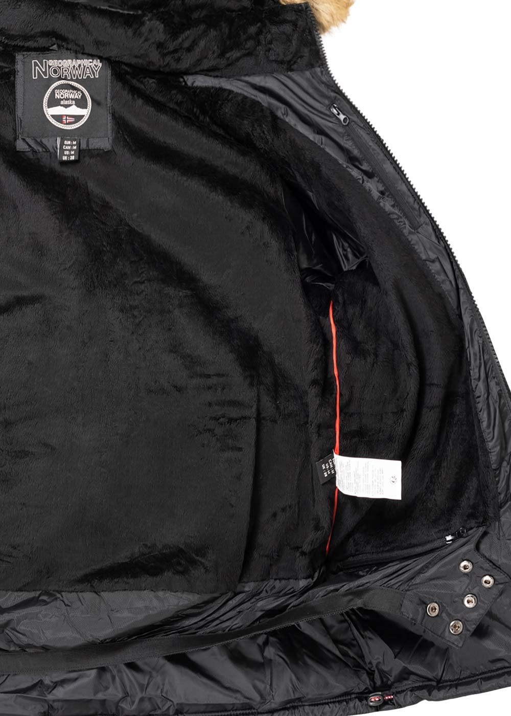 Мужская зимняя куртка-парка с капюшоном Geographical Norway H-261, фото №5