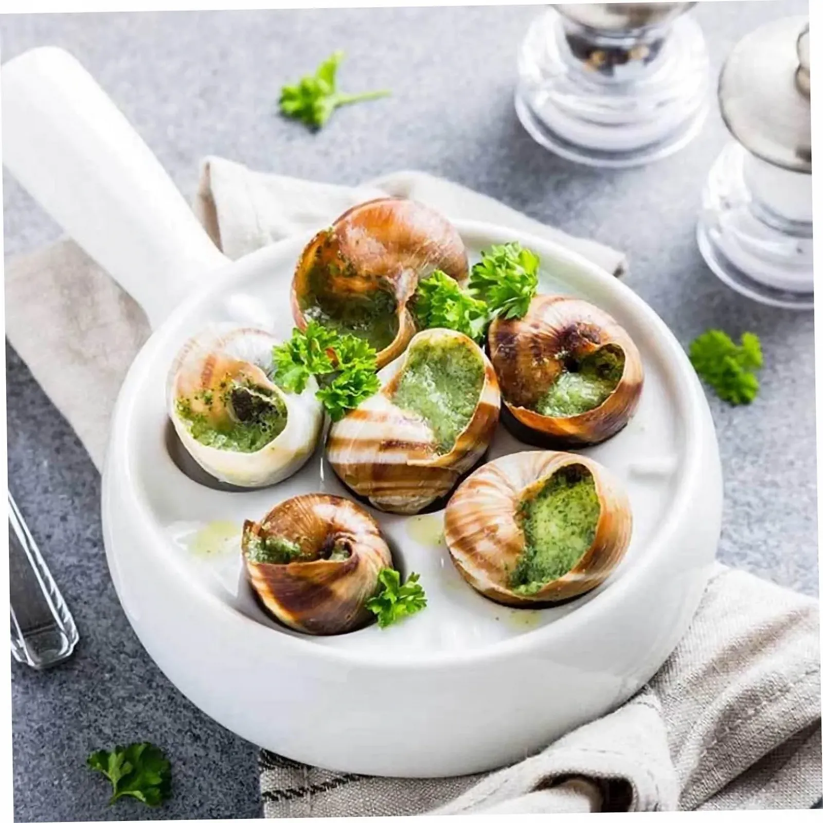 Форма для запікання равликів SOLUSTRE ескарго керамічна антиковзка термостійка для кухні та ресторану, фото №4