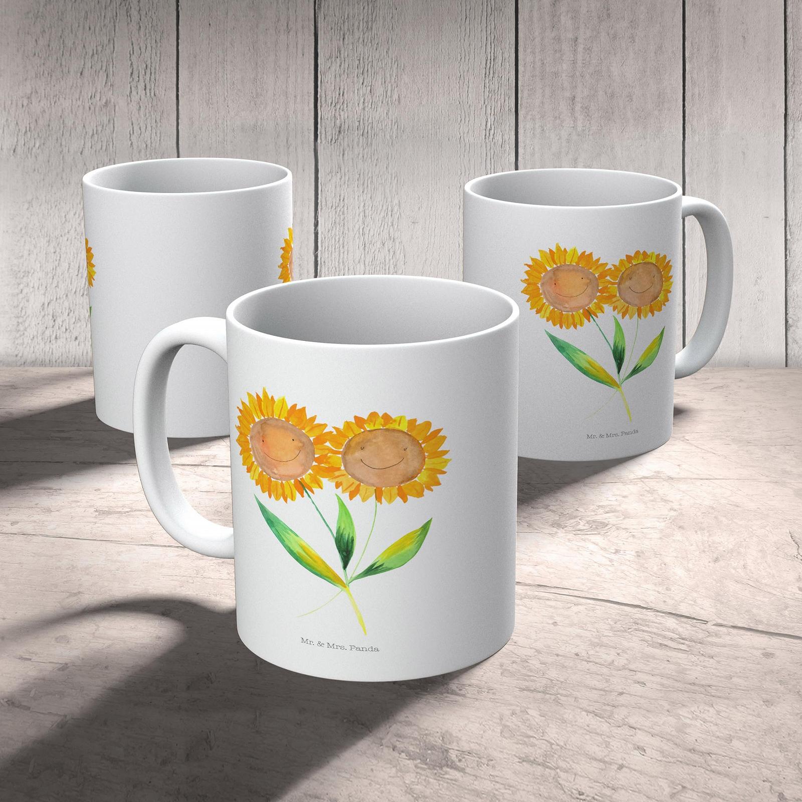 Детская чашка Mr. & Mrs. Panda Цветок Подсолнух - Сад, Любимый человек, Детская чашка непротекаемая, Детская кружка из нержавеющей стали, фото №4