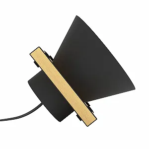 Настільна лампа EGLO Maccles FSC100HB Метал Дерево E27 Чорний Дерево synthetic.ua - Фото 1