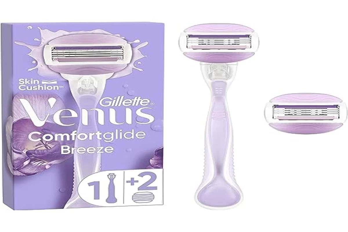 Бритва Gillette Venus Comfortglide Breeze 1 станок, 2 сменные кассеты, 3 лезвия, фото №1
