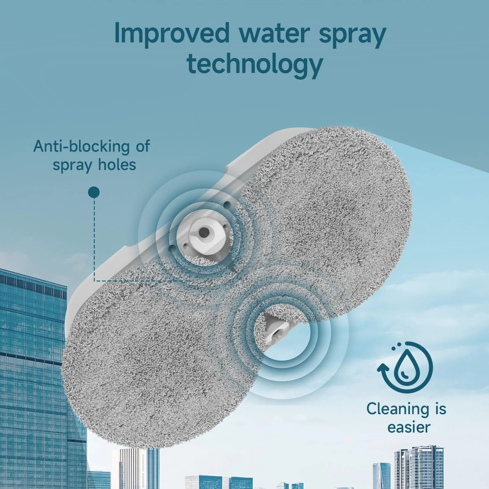 Робот для миття вікон iDEEBO E300 з двосторонньою системою розпилення, герметичним резервуаром для води, простий в оновленні, фото №3 Робот для миття вікон iDEEBO E300 з двосторонньою системою розпилення, герметичним резервуаром для води, простий в оновленні, фото №3