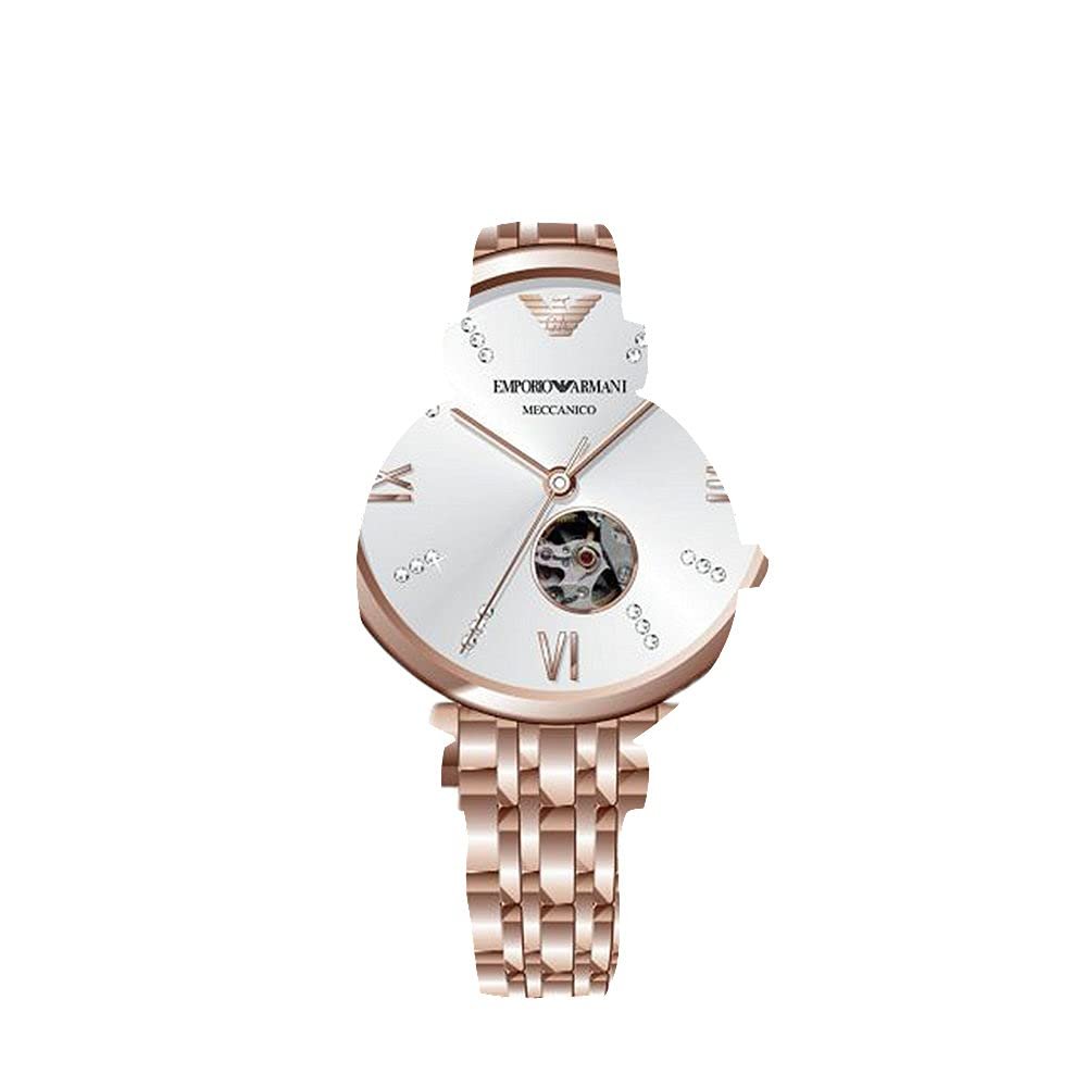 Женские Автоматические Часы Emporio Armani Rose Gold Нержавеющая Сталь, Размер корпуса 34 мм, фото №6 Женские Автоматические Часы Emporio Armani Rose Gold Нержавеющая Сталь, Размер корпуса 34 мм, фото №6