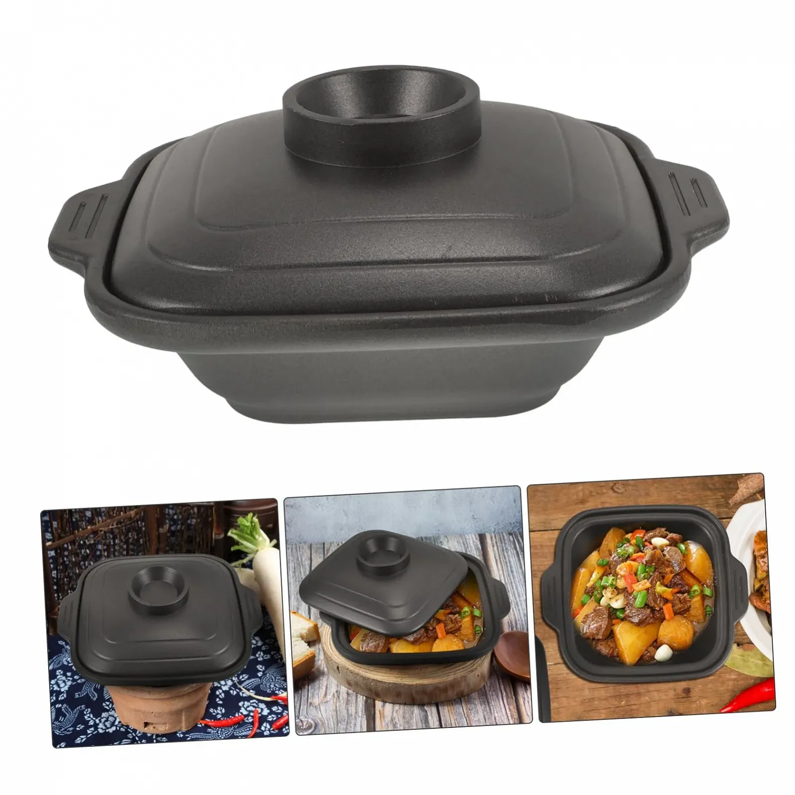 Каструля литий алюміній з кришкою універсальна, фото №5