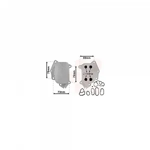 Масляний радіатор, моторна олива VAN WEZEL 09013700 *** IR PLUS *** для BMW MAZDA - Фото 1