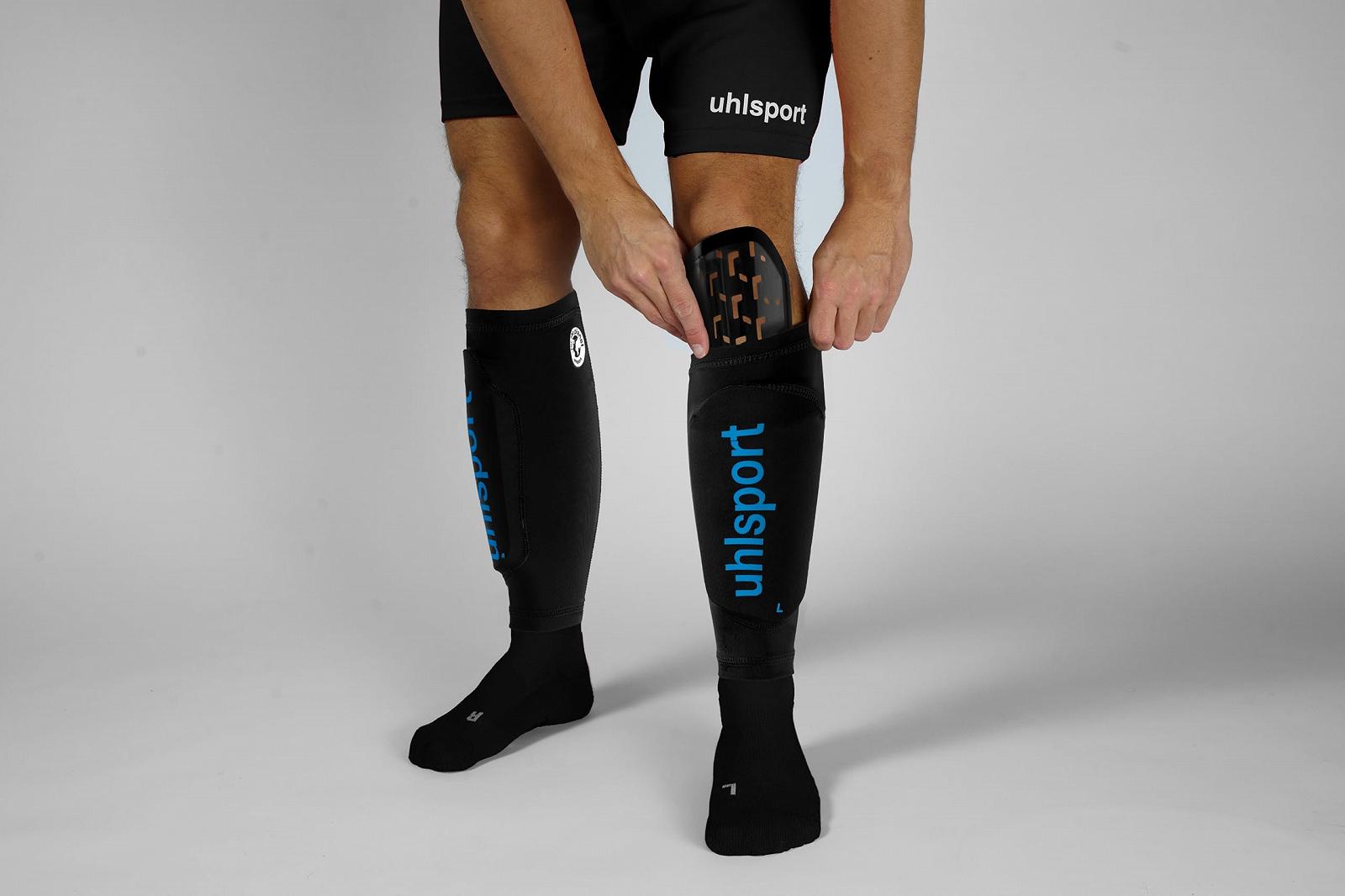 Футбольні щитки uhlsport Cybershield з компресійними панчохами, фото №6