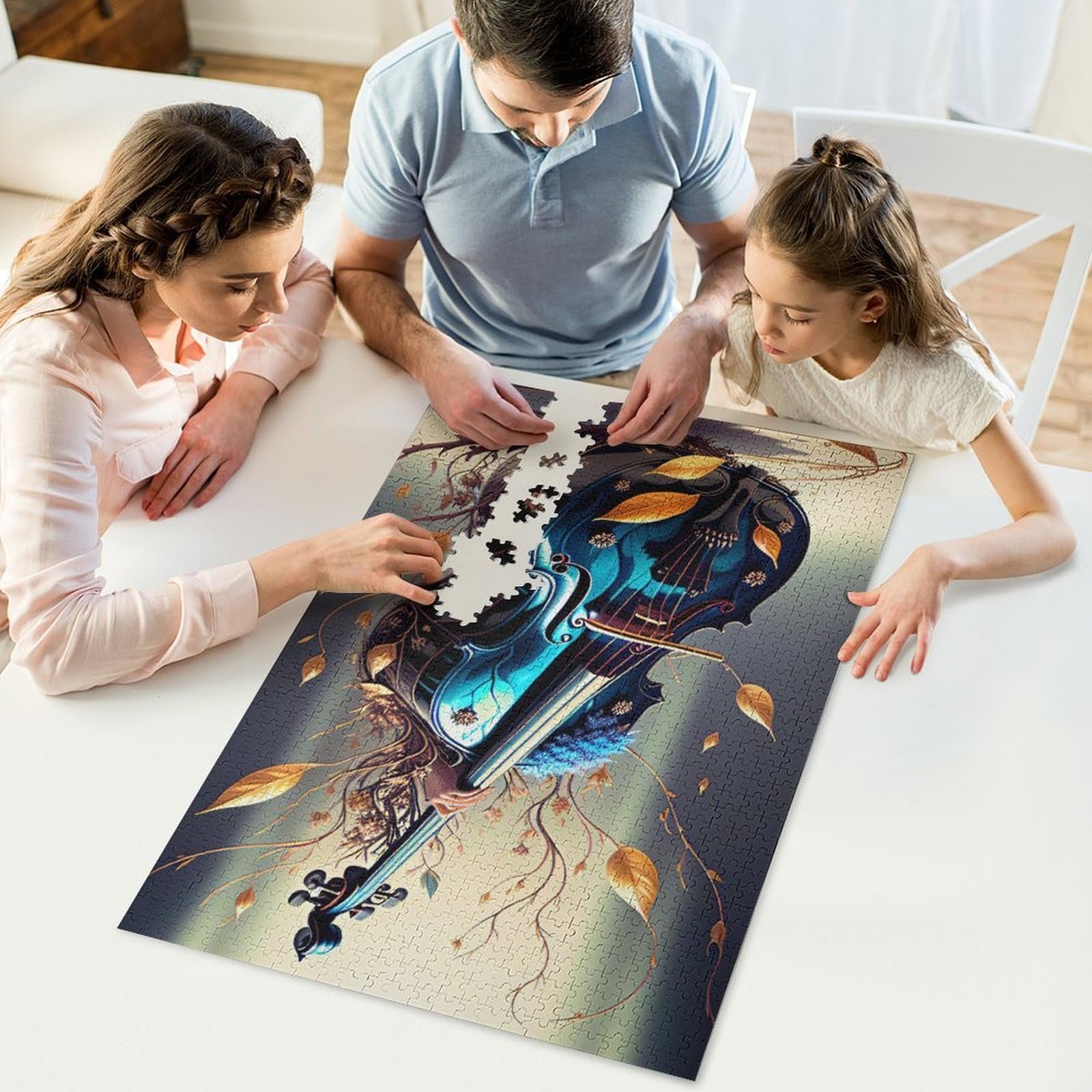 Пазл Дерев'яний Violin 1000 елементів 78 x 53 см, фото №5