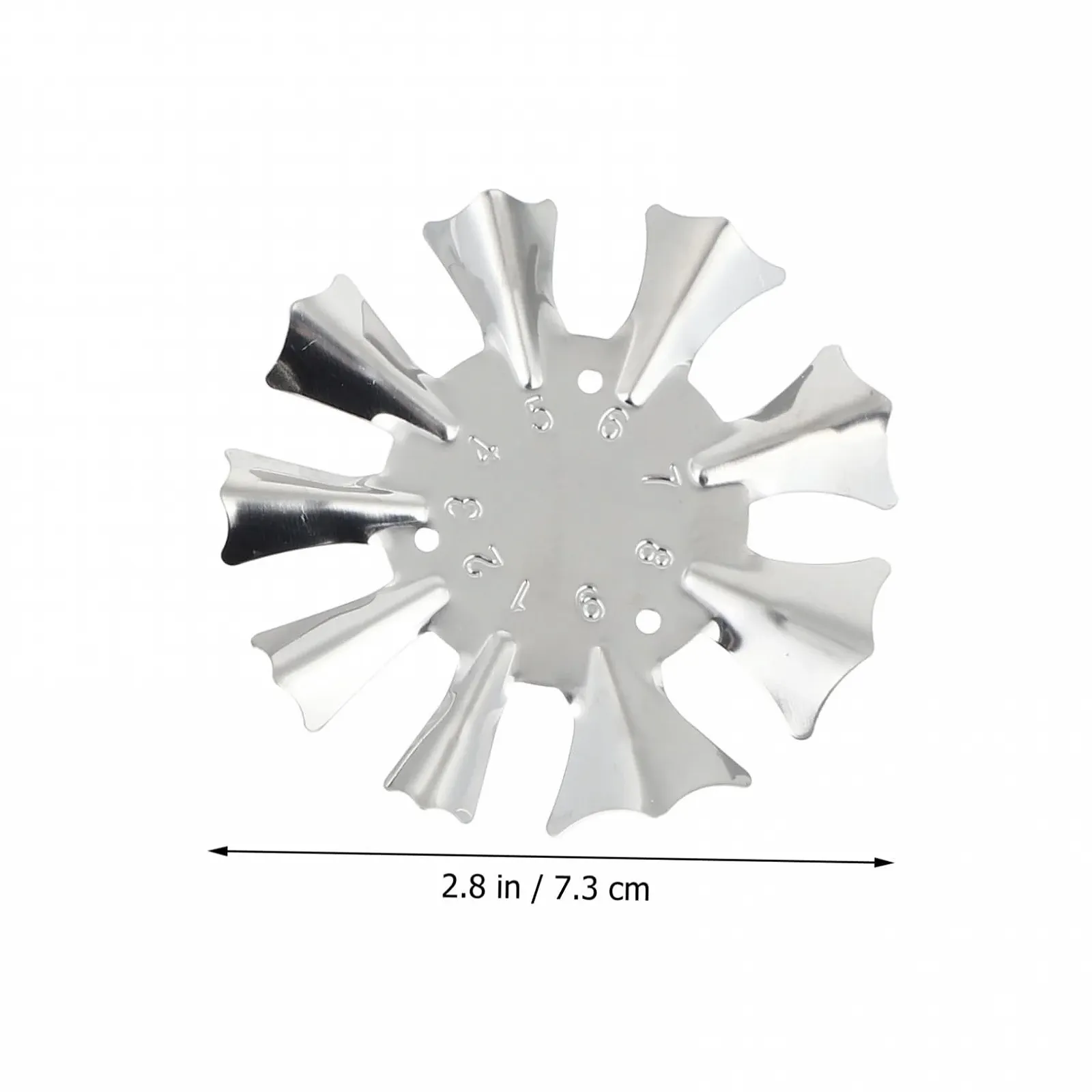 Набор для маникюра PACKOVE 7 шт. Металлические шаблоны для ногтей Серебристый, фото №4 Набор для маникюра PACKOVE 7 шт. Металлические шаблоны для ногтей Серебристый, фото №4