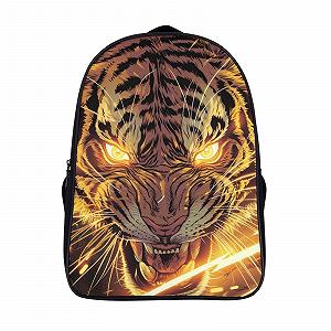 Рюкзак Tiger 3D DPEOANEBN для дітей, великий, 40x28x16 см - Фото 1