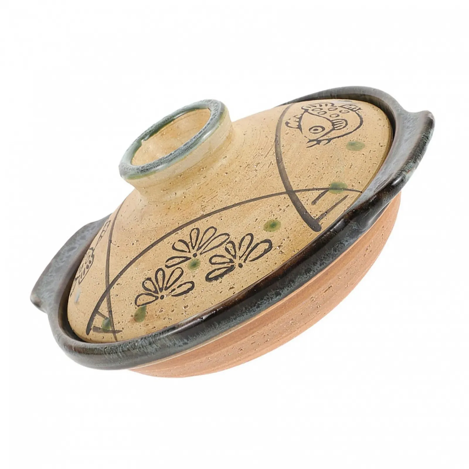 Каструля керамічна японська кам'яна для тушкування термостійка гладка, фото №1 Каструля керамічна японська кам'яна для тушкування термостійка гладка, фото №1