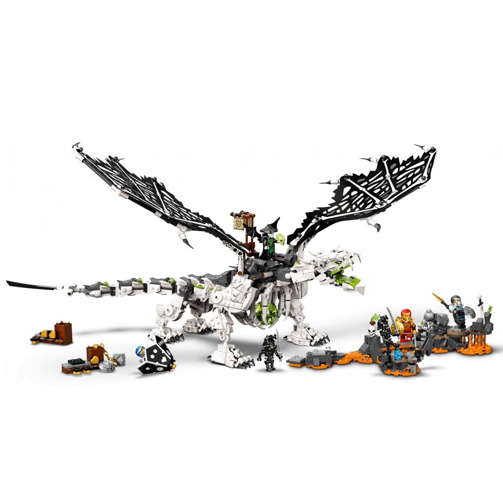 Конструктор LEGO Ninjago Дракон чародея-скелета 1016 деталей (71721), фото №3