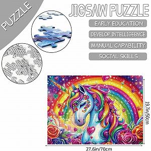 Пазл Tucocoo Glittering Unicorn 1000 деталей synthetic.ua - Фото 1