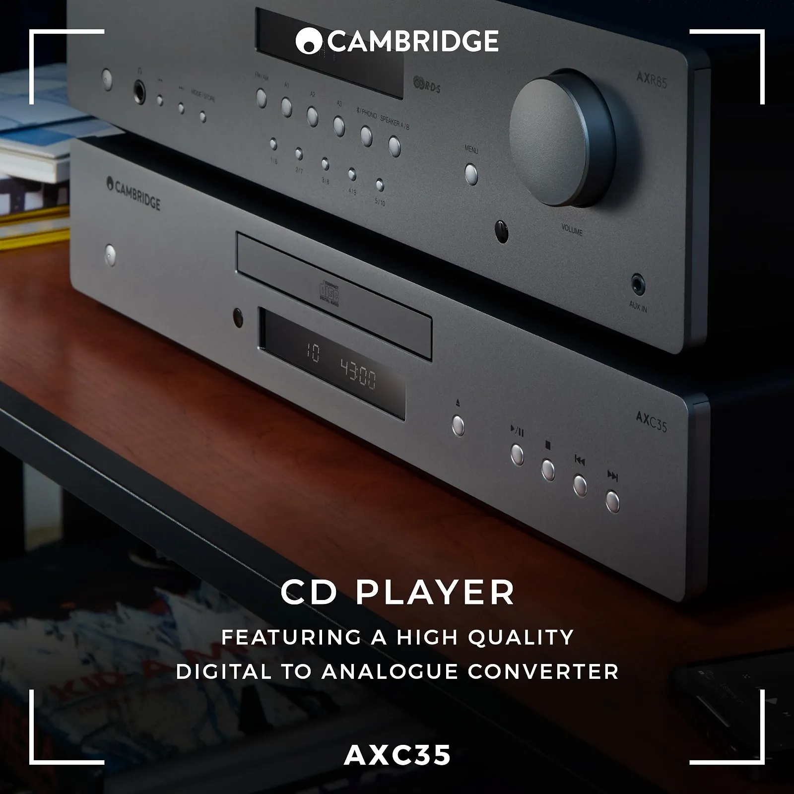 CD програвач Cambridge Audio AXC35 Lunar Grey, фото №3
