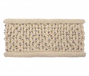 Вязаная повязка на голову для зимы synthetic.ua - Фото 1