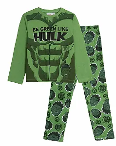Дитяча піжама Marvel Неймовірний Халк для хлопчиків, футболка Месники та штани - Фото 1